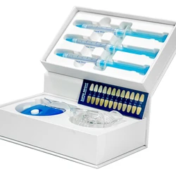 2021 OEM Private Logo Beautiful Smile USB UV 3*2ml HP/ Cp/ Effective Custom LED Light Teeth Whitening Kit