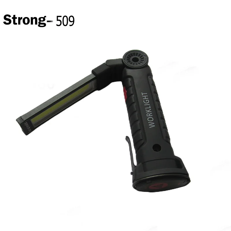 plastic car inspection light COB bright work light with magnet
