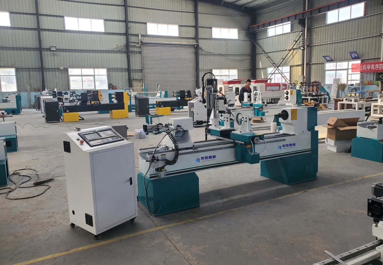 1530  Woodworking Machine Cnc Wood Lathe Variable Speed CNC Wood Working Turning Lathe Machine