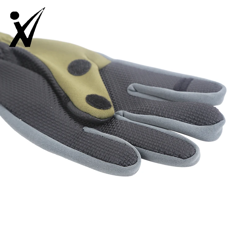  Custom Anti-slip Waterproof Cold Weather Outdoor Activities Gloves Mens Fishing For Winter Boating Kayaking