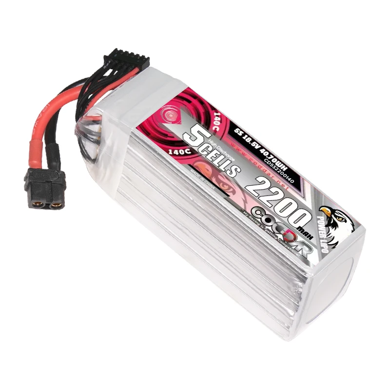 Аккумулятор CODDAR RC LiPo 2200 мАч 18 5 в c XT60 FPV