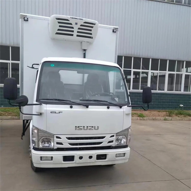 Good value ISUZU 4M refrigerator trucks freezer vehicle refrigerated van chill car cold box truck  furgoneta frigorific