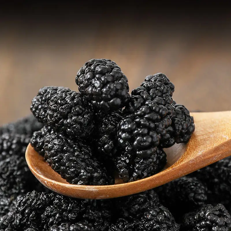 Organic Dried Black Mulberries pure natural Mulberry fruit tea