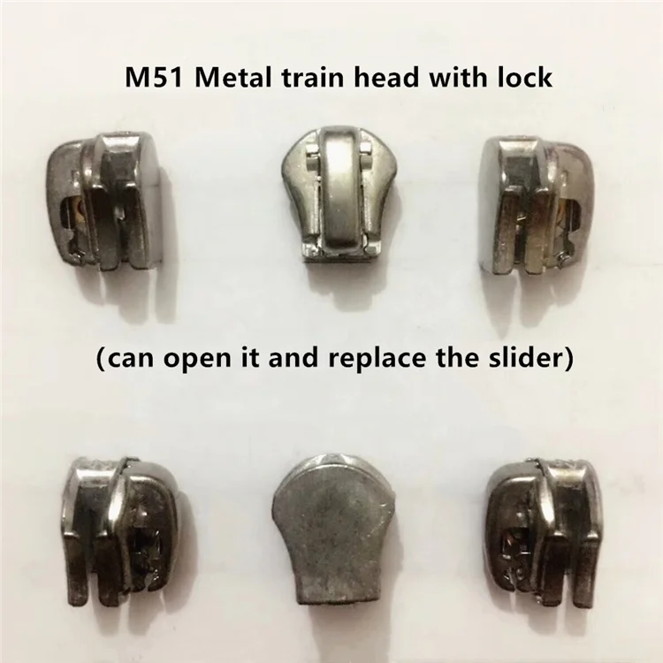 NO.3#5#8# cam lock can open replacement zipper slider puller train head pull parts for metal nylon zipper