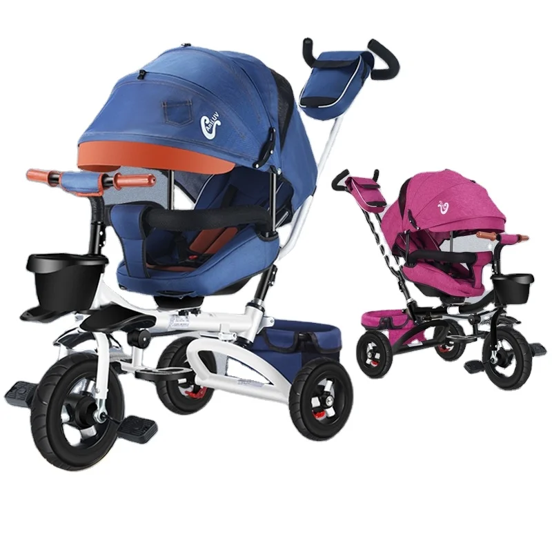 Высококачественный детский трехколесный велосипед велосипед-близнец для От 4 до 10 лет