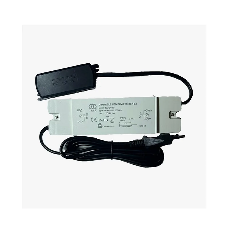 
6x LED Lighting 3W pivotable, Dimmable with Remote Control IP44 against Water Penetration 