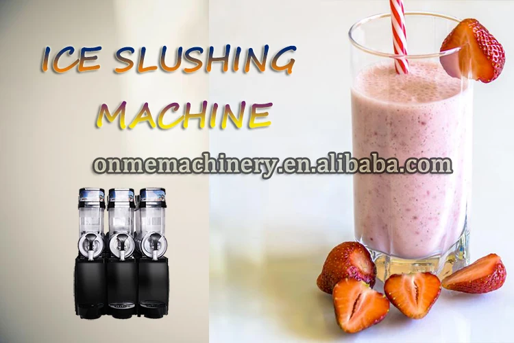 Factory Direct Supply Cheap Easy Cool Snow White Slush Machine 3 Tank Commercial