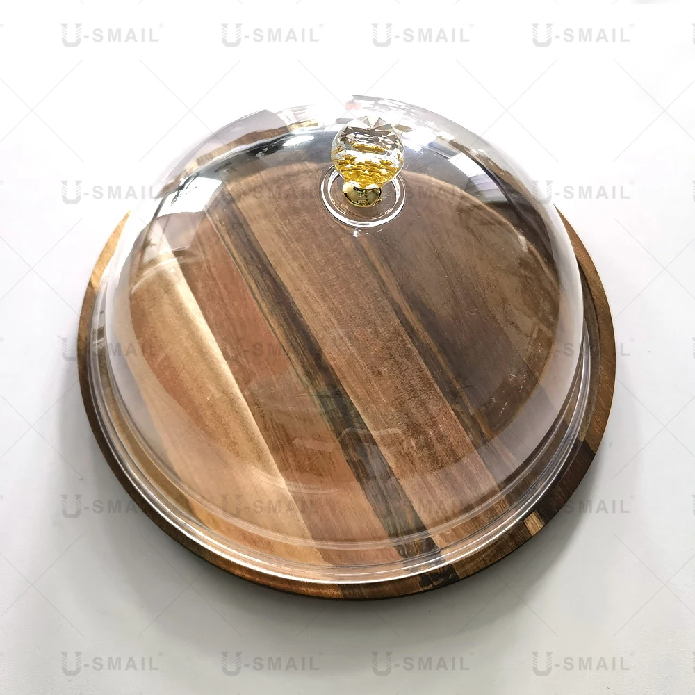 Деревянный поднос для еды
