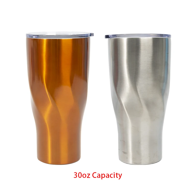 New arrival Coffee Cup Metal Thermo Mug Stainless Steel Tumbler with Lids