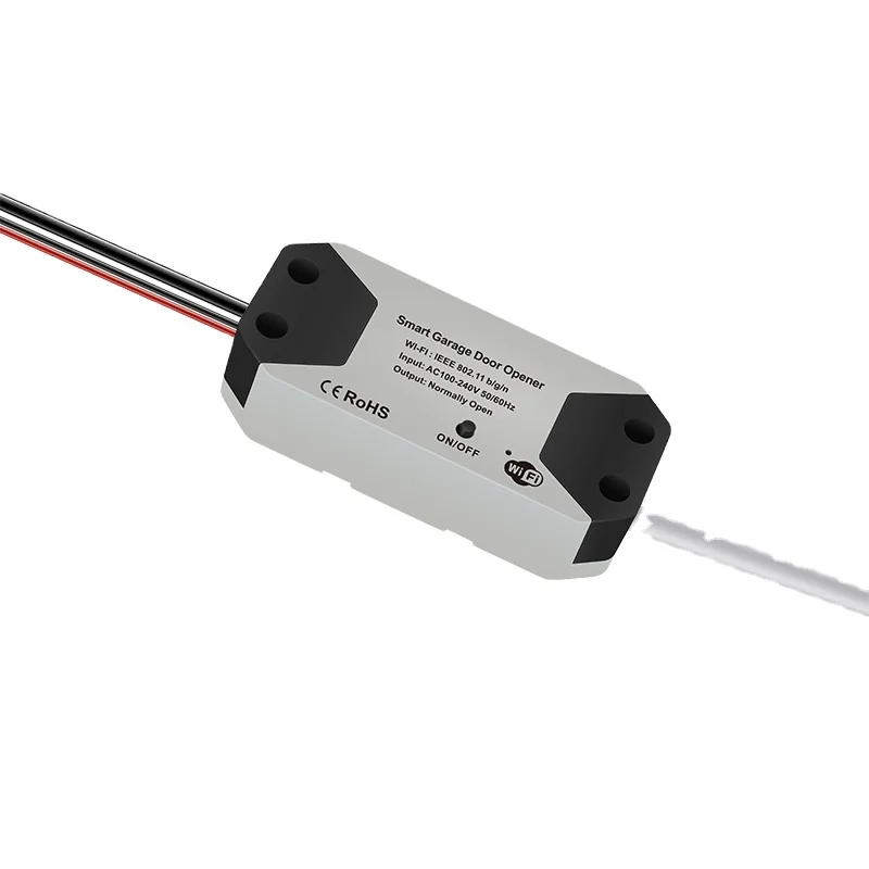 Tuya Wireless WIFI Smart Garage Door Opener Supports Alexa AC DC Garage Door Opener Controller