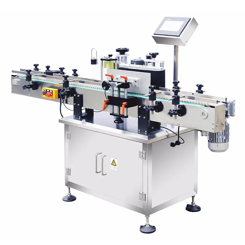 Automatic Small Round Bottle Positioning Wet Glue Sticker Labeling Machine