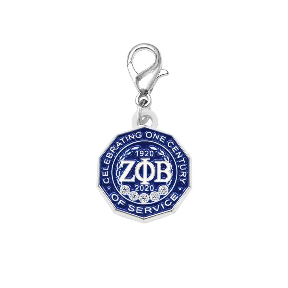 Высококачественный Буле эмаль ZPB щит Zeta Phi Beta амулеты