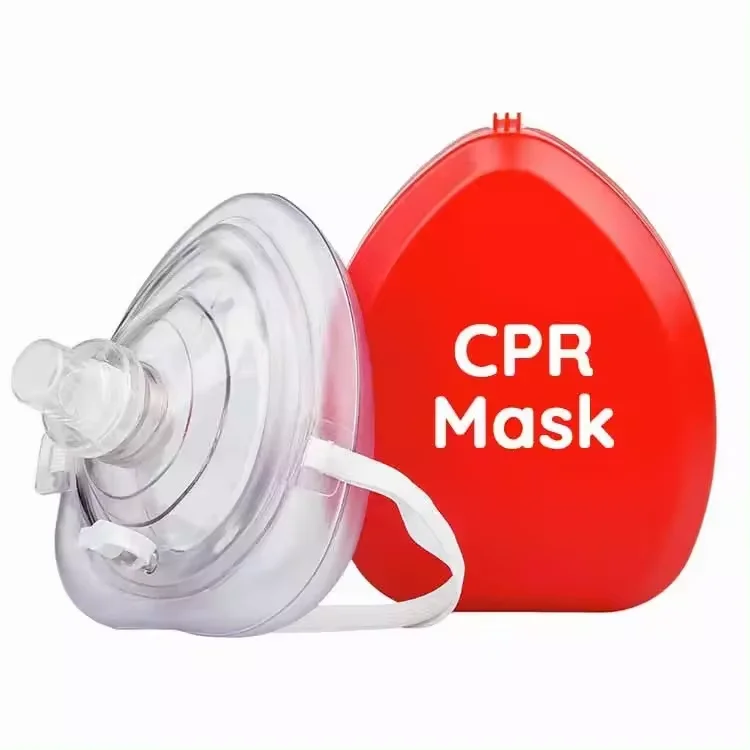 Good Quality Private Labeling Custom Face Shield Resuscitation Reusable Kit Cpr Training Rescue CPR Mask