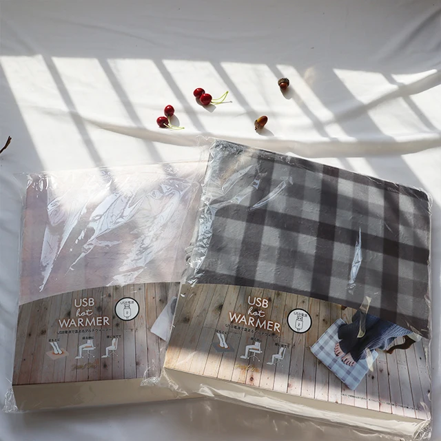 Foot rest warm pad sitting cushion USB electric heating massage cushion pillow office school home car seat cushions