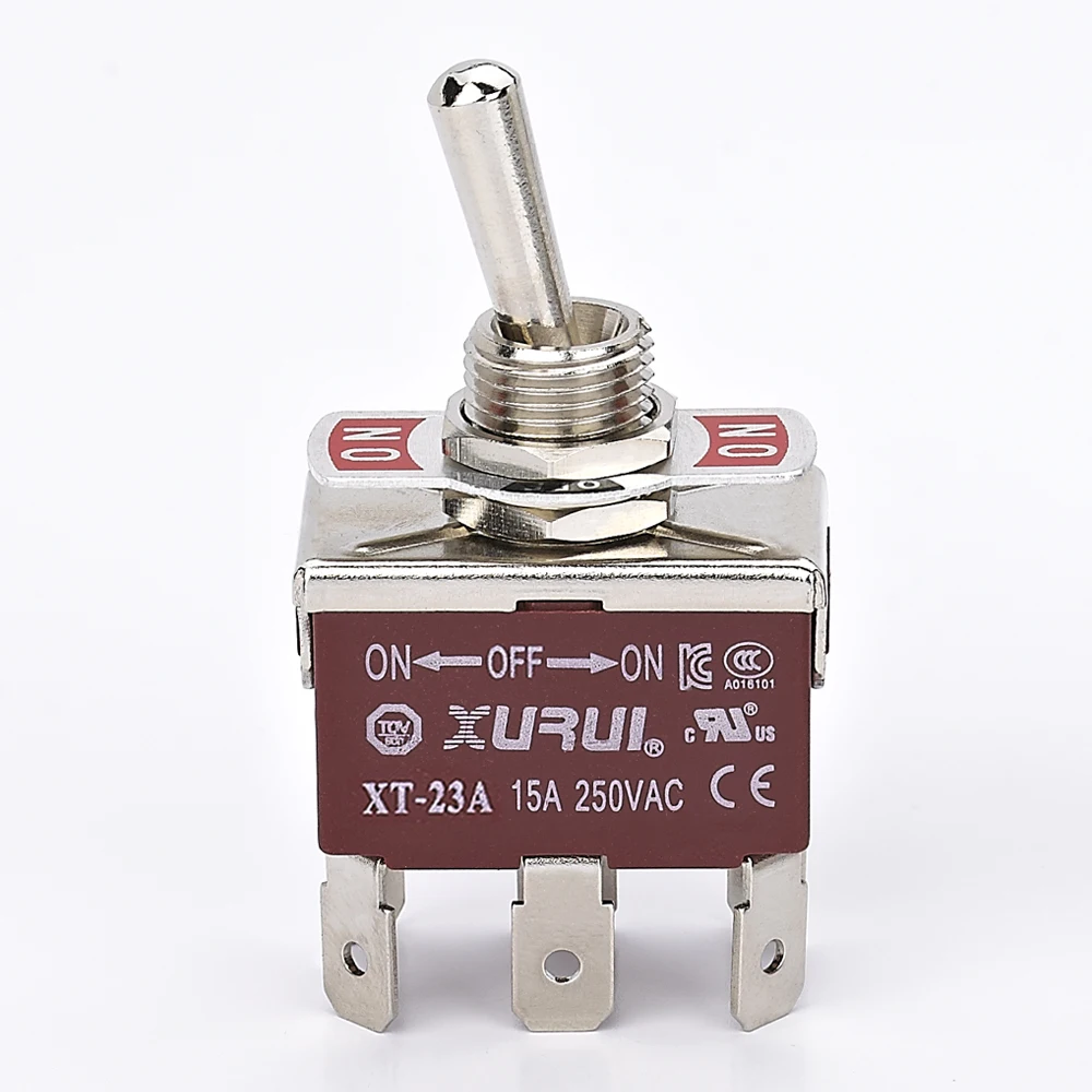 15а DPDT ВКЛ. Выкл. Сверхмощный Электрический переключатель