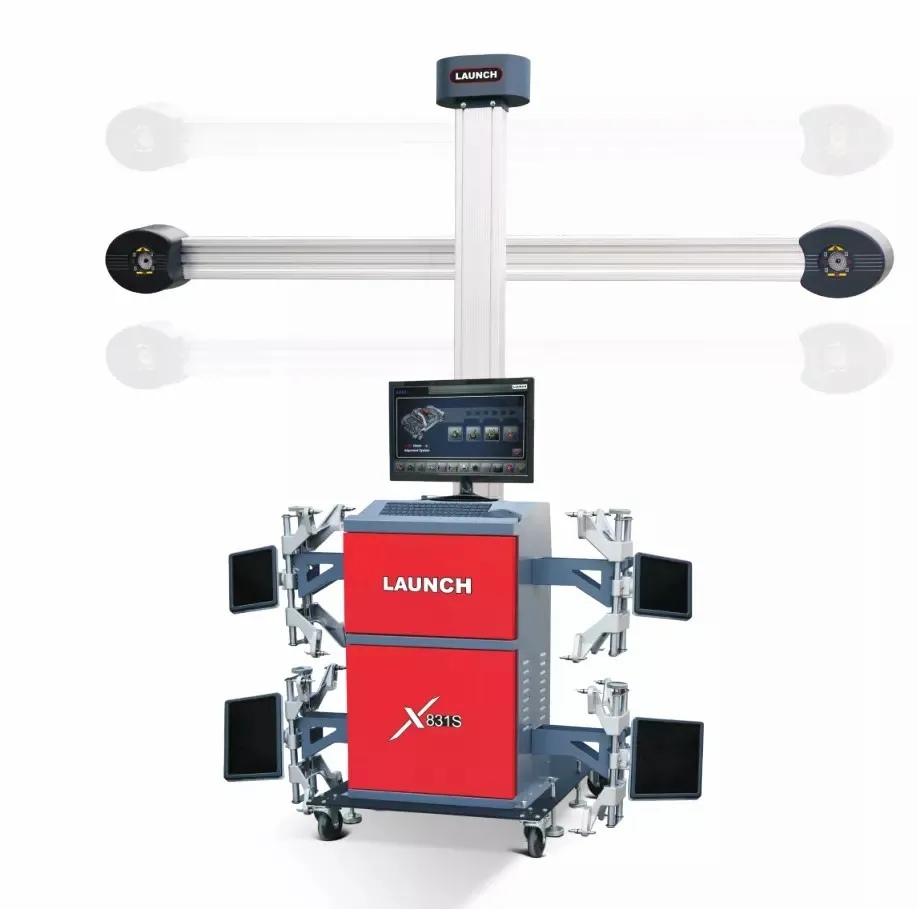 LAUNCH X-831E car four wheel aligner factory price 3D wheel alignment machine with CE & ISO Certificate