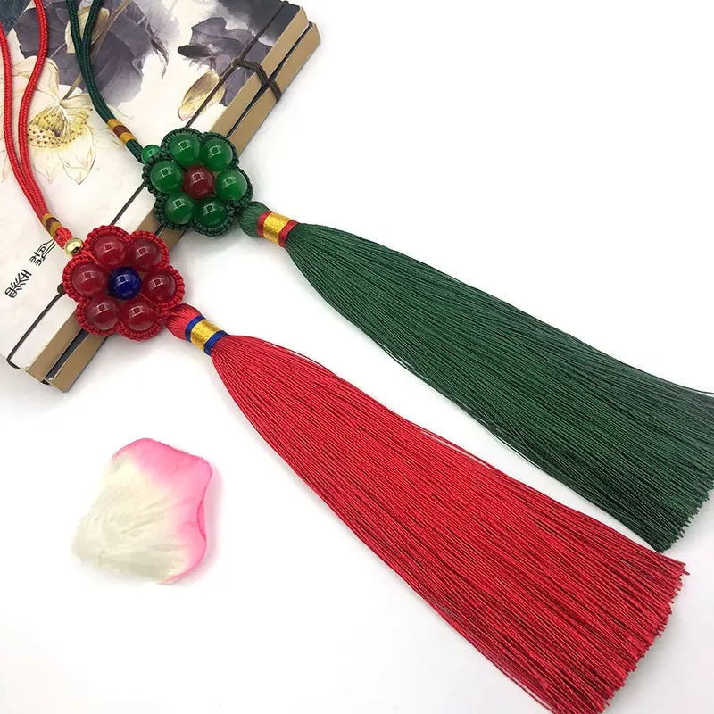 2021 new multi-layer beaded charm beads bridal beading applique girl tassel bag silky jewelry chandelier wall hanging tassel