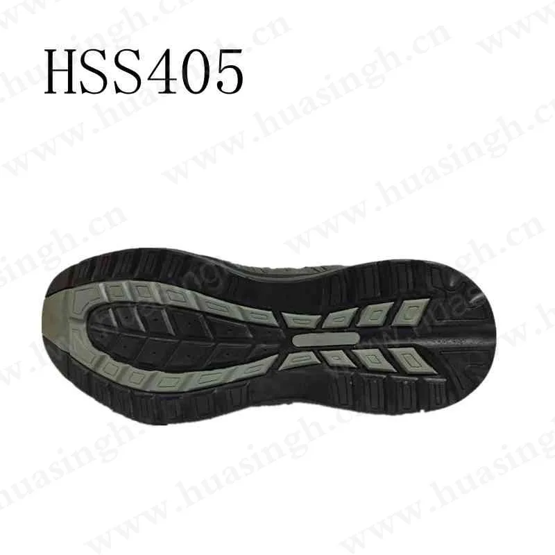 YWQ,breathable suede leather+mesh upper safety shoes factory wholesale price anti-shock EVA+rubber outsole sport shoes HSS405