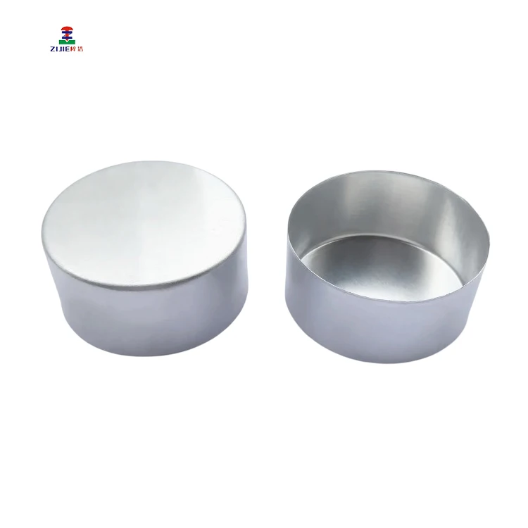 Best Selling Tea Light Candle Wash White Circle Shape Metal Craft  Aluminum Tealight Candle Cup