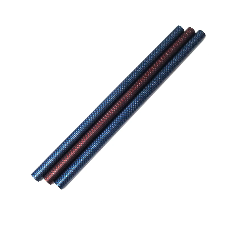 Manufacture high modulus 3k carbon fiber round tube/pole/pipe custom carbon fiber tube
