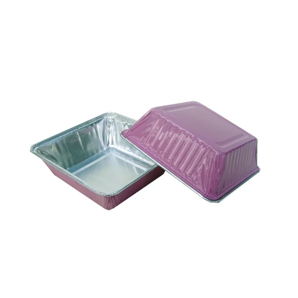 Airline disposable aluminum foil barbecue trays