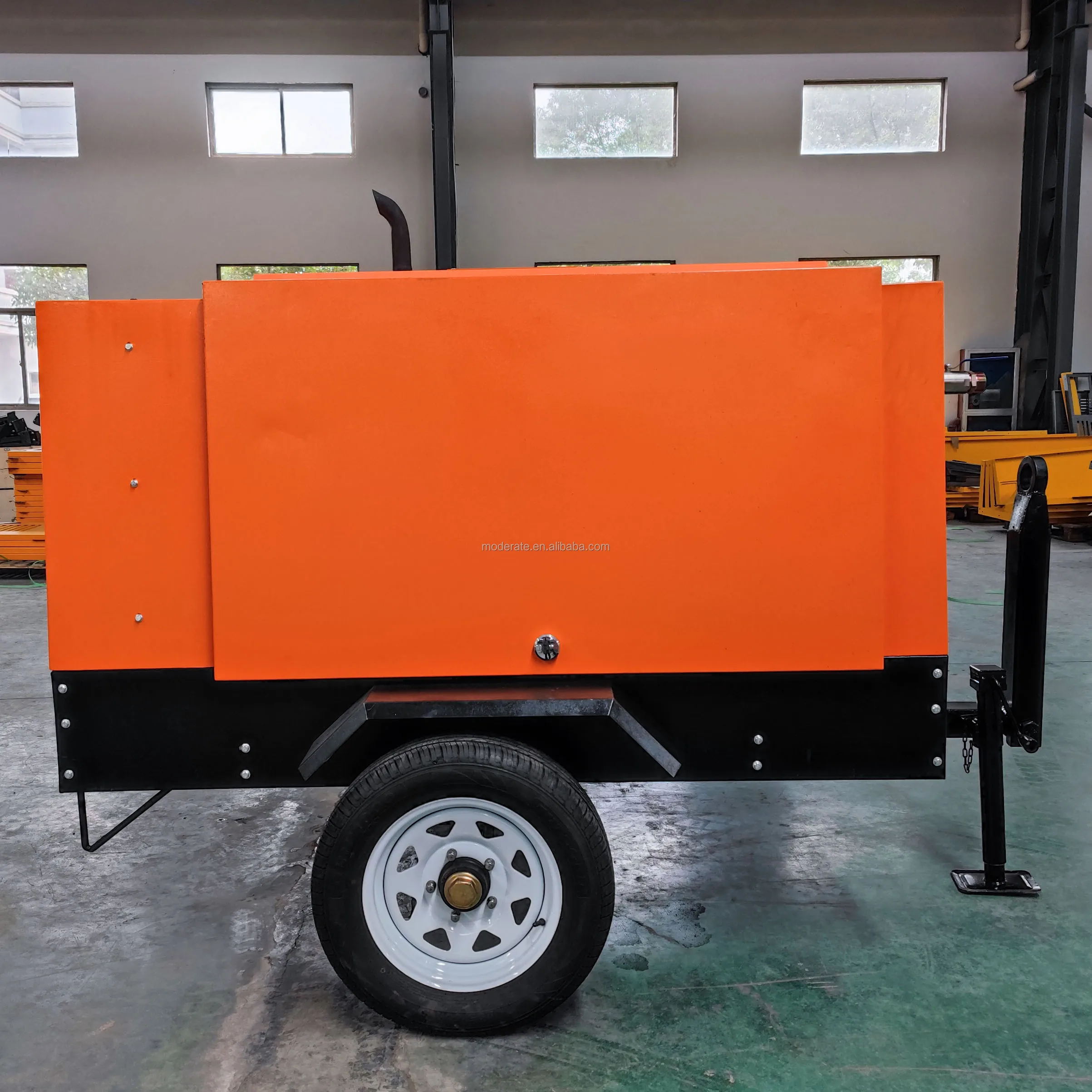 Portable 8 Bar Diesel Mobile Air Compressor for Jack Hammer