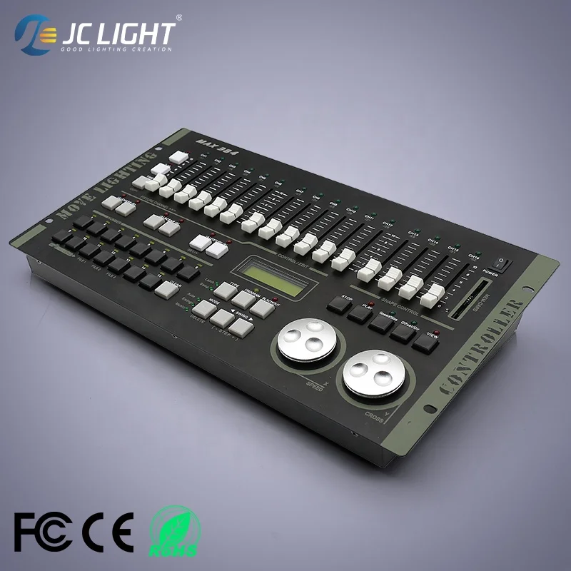 Dj Controller Stage Lights Control Dmx 512 Max 384 Dmx Console Light Controller Mixer for Event