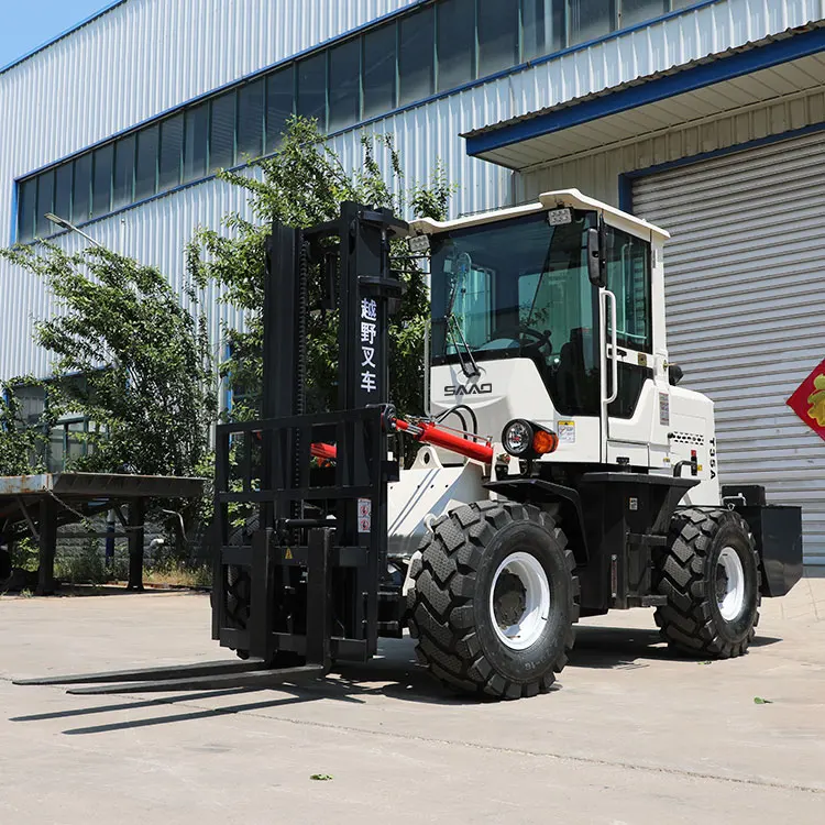 Китай известный бренд Автопогрузчик 4wd Самостоятельная погрузка вилочный погрузчик для земляных работ строительная
