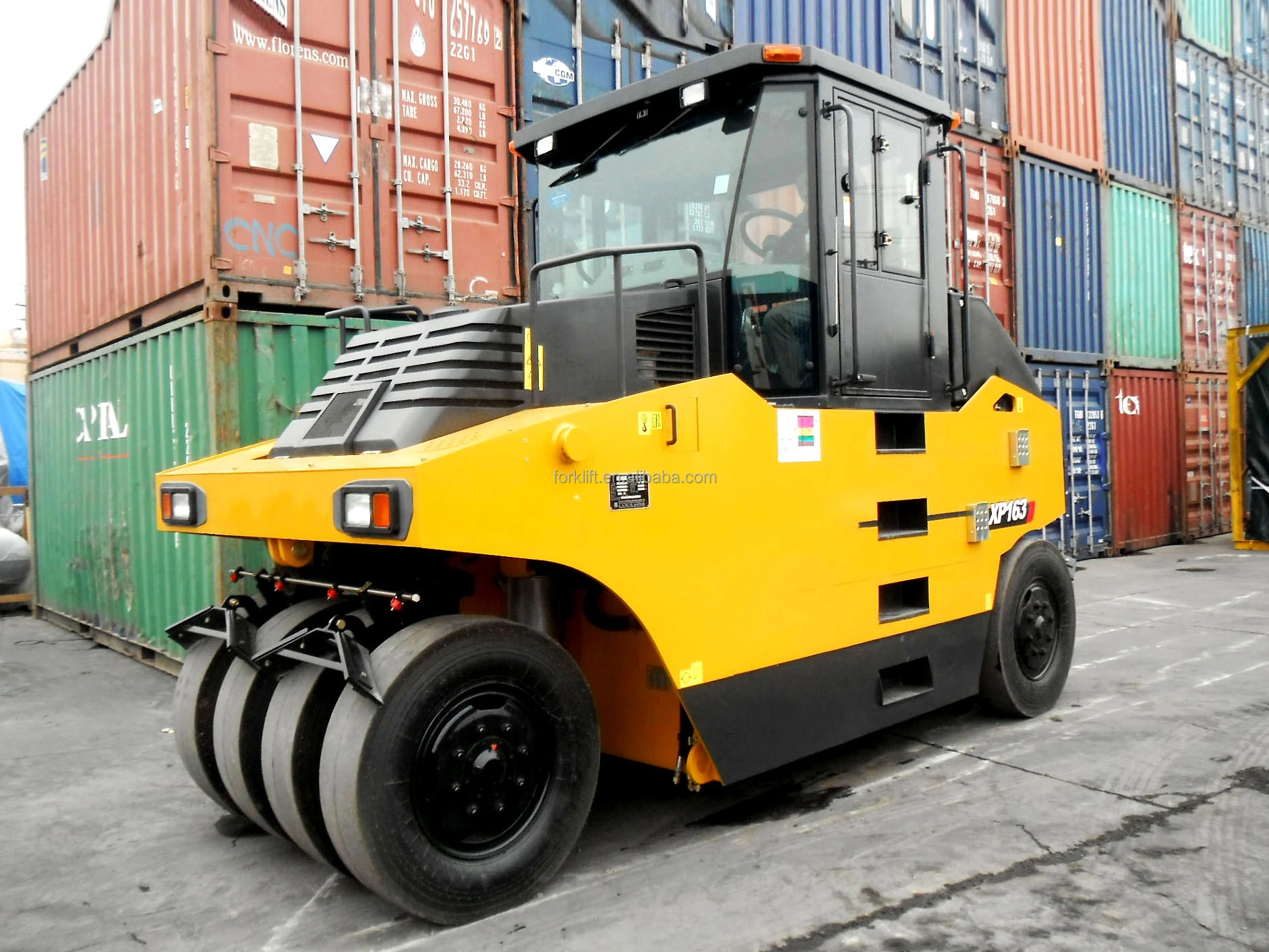 Road Roller Machine 16 Ton Pneumatic Rubber Tire Road Roller XP163with Fully Hydraulic System for Sale