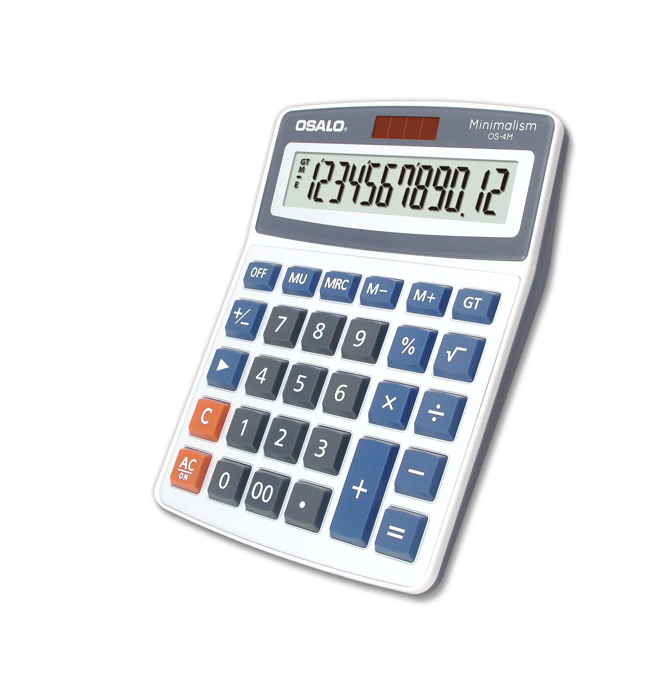 OSALO 12 цифр электронный калькулятор большой дисплей калькуляторы новая модель настольного калькулятора смарт-офисные принадлежности