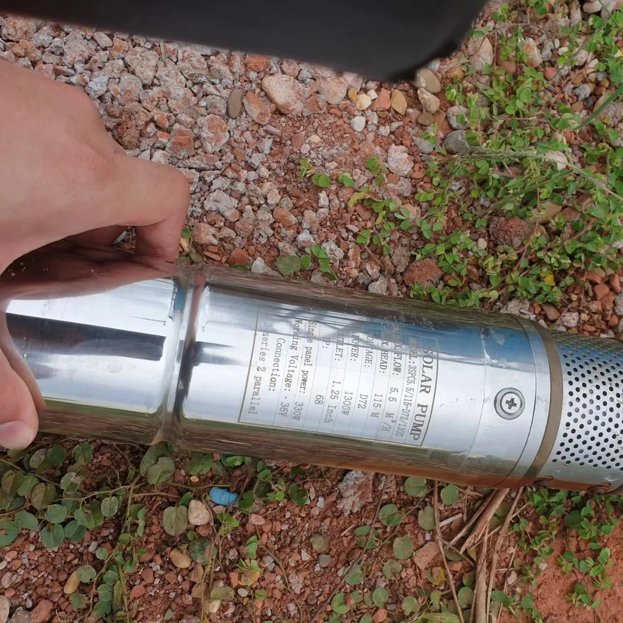 Hydro Pro 12hp Solar Powered Submersible Water Pump 1100w