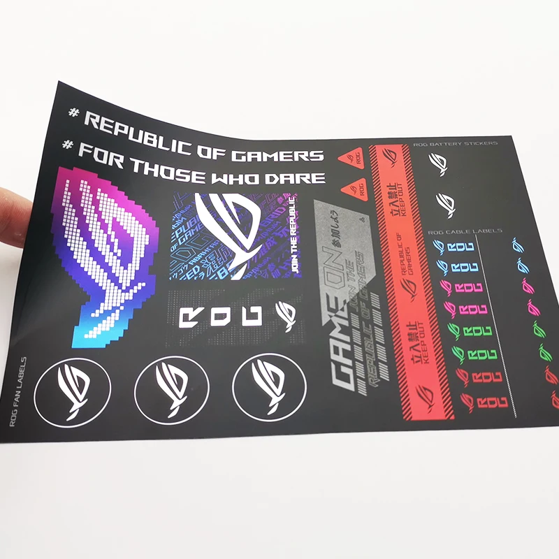 Customized Aluminium Sliver Foil Paper Label High Resolution Logo Printed Private Label Scratch Off PET Silver Stickers Supplier