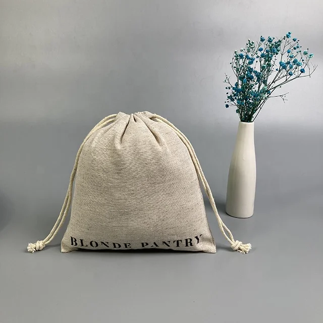 Custom Logo Large Shoes Drawstring Bags Cotton Cloth Gift Drawstring Bag Large Luxury Custom Extra Large Satin Drawstring Bag