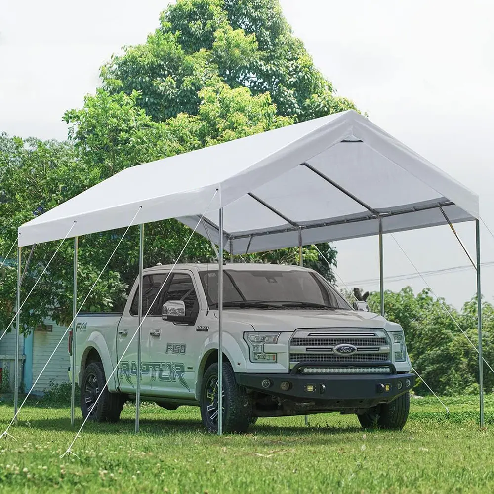 custom cheap diy outdoor pvc plastic cover 10 x 20 canopy carport