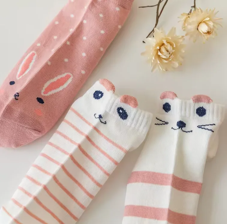 Hot Sale Cheap Price Custom Cotton Ankle Socks Summer High Quality Cotton Pink Ankle Socks