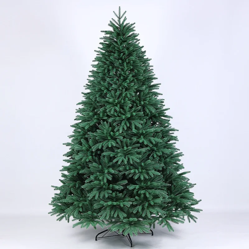 Factory Direct Sale 1.8m Green Dense Spruce Hinged Artificial PE Christmas Tree