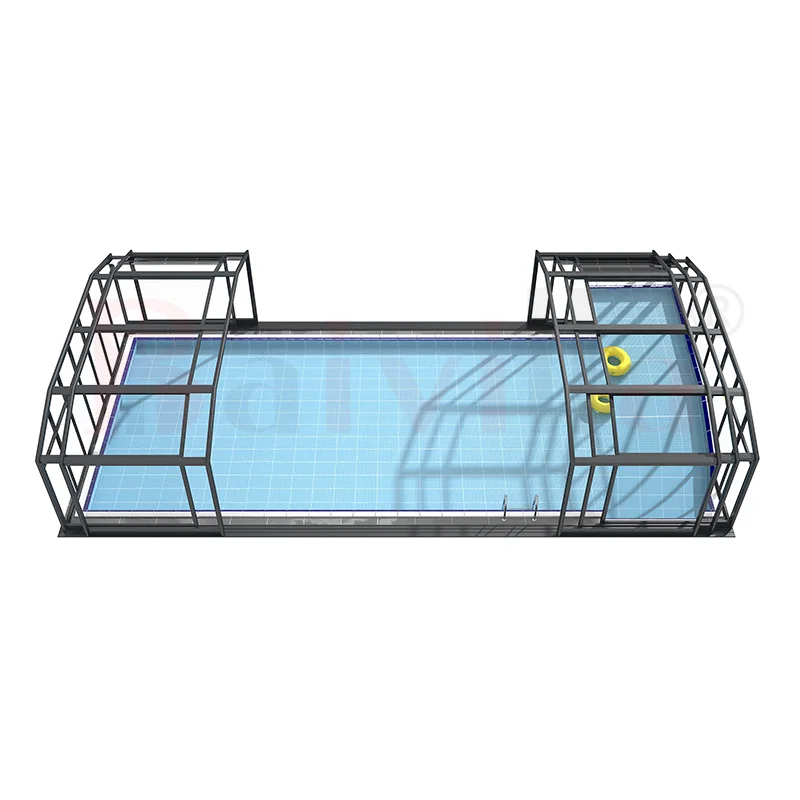 Baivilla алюминиевый Моторизованный Выдвижной Складной Корпус для бассейна крыша из поликарбоната