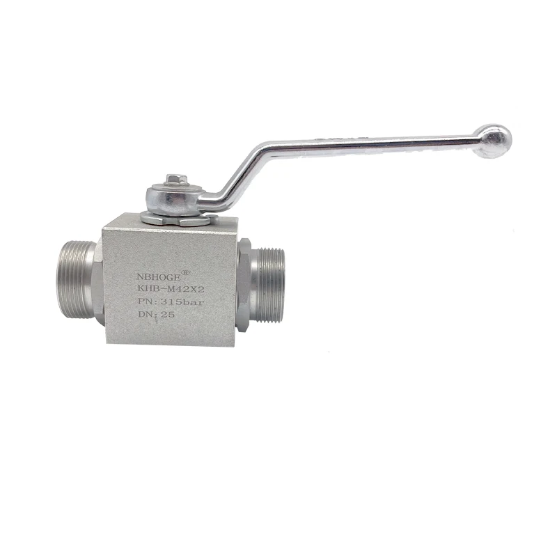 1Inch DN25 jb987-77 price threaded hydraulic 5000psi stainless steel HB-M42*2 high pressure ball valves
