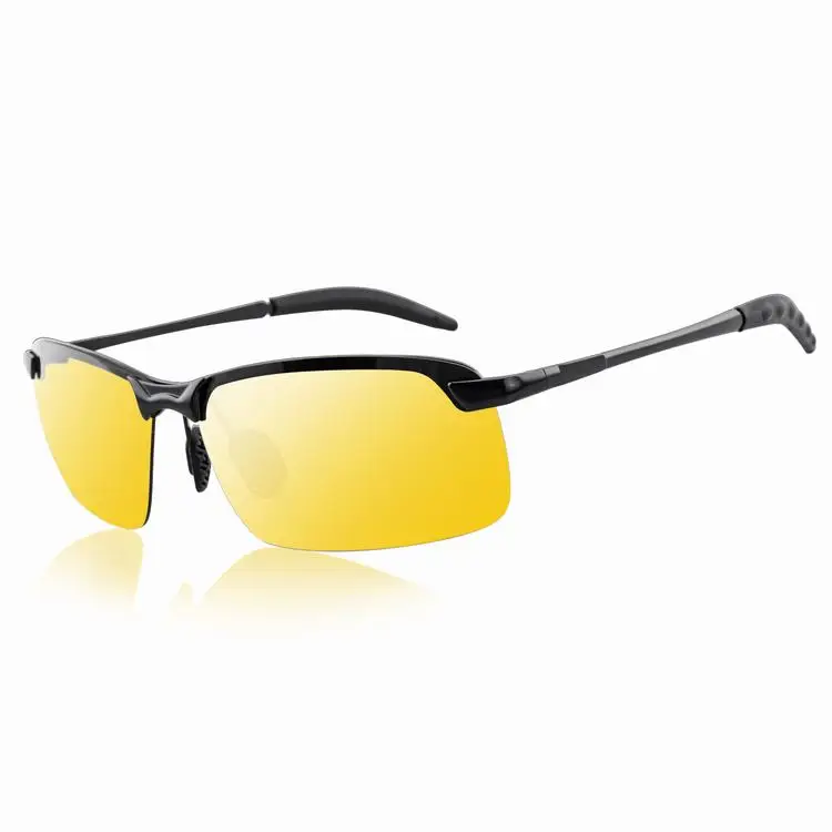 
3043 Fashion Cycling Driving Change Color Alloy Frame Glasses Photochromic Lens Polarized Men Sunglasses 