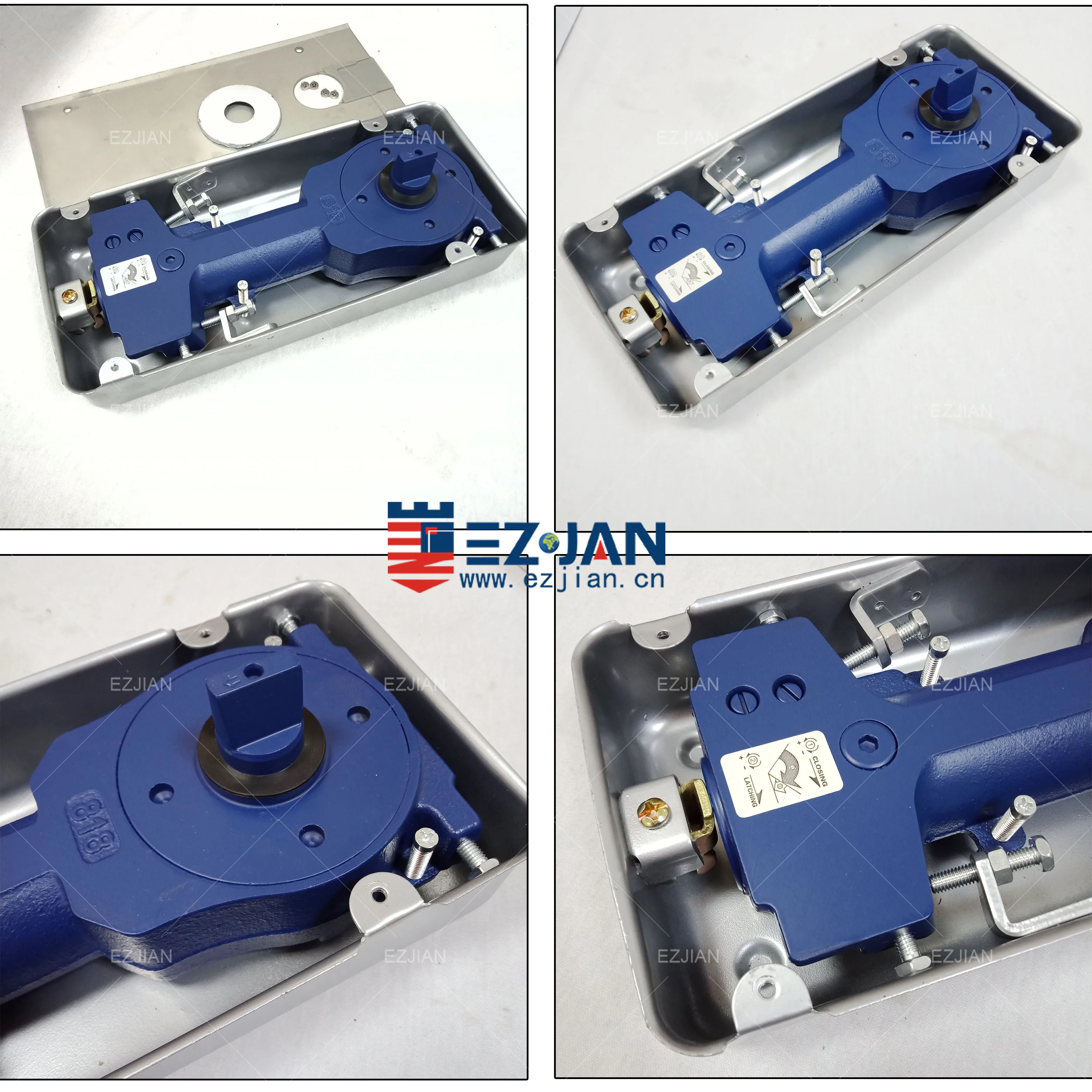 High quality Italy style floor spring door closer  stainless steel glass door parts