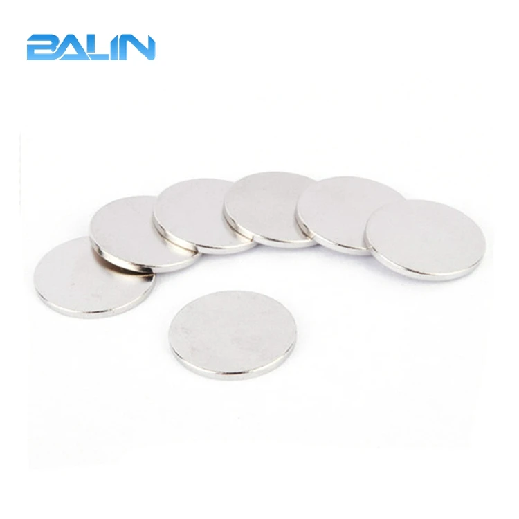 Высокая производительность большой маленький 5 мм плоский круглый цвет магнит для продажи