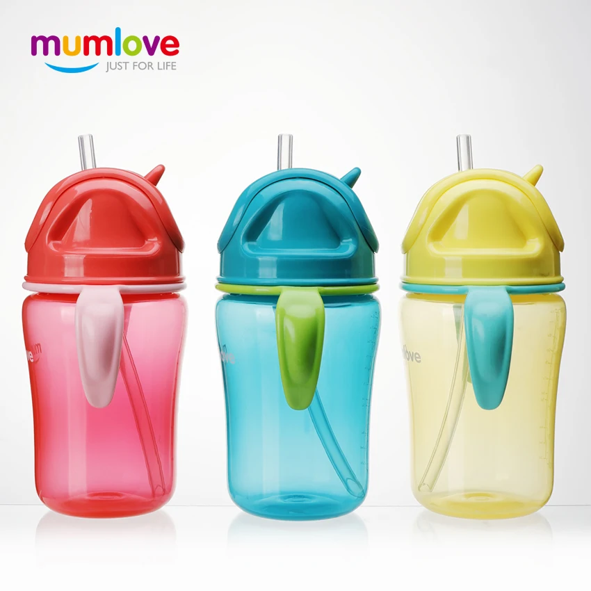 Mumlove Bpa Free Travel Drinking Cup Water Bottle Baby Water Bottle Pp Silicone Children Drinking Cups With Straw