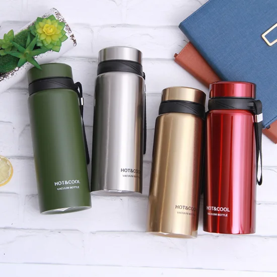 Wide Mouth Portable Sports Drinking Metal Water Bottle, Double wall Stainless Steel Insulated Hydro Vacuum Flask