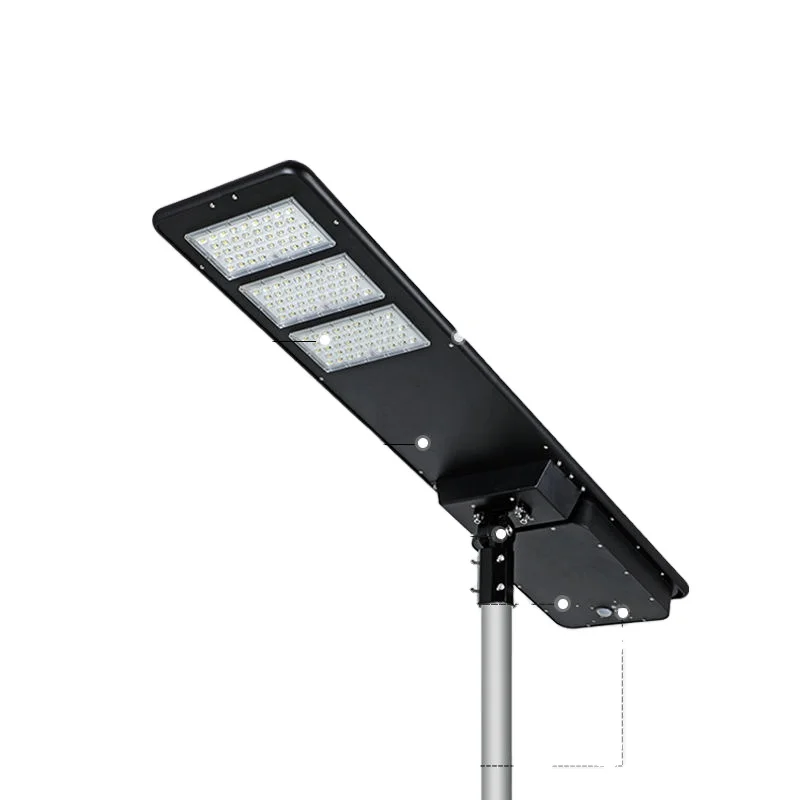 Hot selling Aluminum Outdoor Ip65 Waterproof 200watt 300watt 400watt Integrated All In One Solar Led Road Lamp