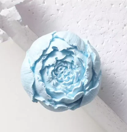 Hot selling factory direct stock wholesale blue peony flower ceramic fragrance gypsum perfume diffuser