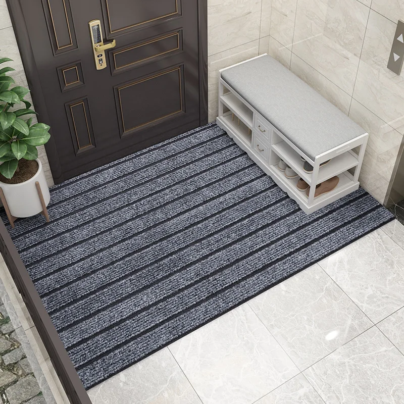 Polyester fibre Pvc Backing Doormats Dirt Trapper Terylene Mat for Indoor&outdoor Heavy Duty Non-slip Shoes Scraper Entrance Rug