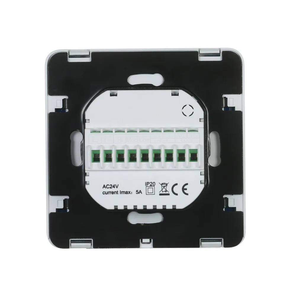 HVAC System FCU Heating/cooling Central Air Conditioner Smart Home White Backlight Touch Screen Thermostat