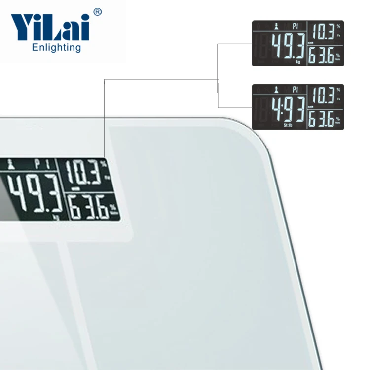 Electronic commercial weighing analyzer body fat smart with free APP weight digital weighing weiging scale industrial
