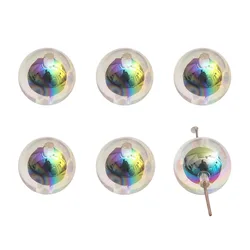 Plating Colored Candy Star Acrylic Beads 20mm Plastic Chunky Loose Spacer Beads Inner Colored Acrylic beads wholesale