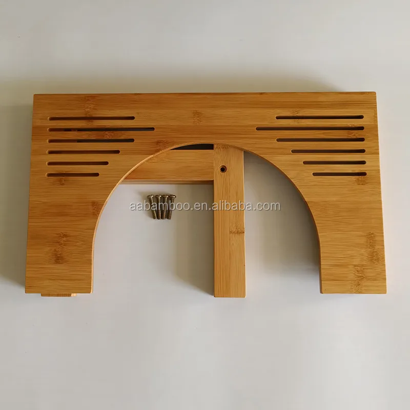 Деревянный бамбуковый табурет для унитаза с регулируемой высотой 7 или 9 дюймов